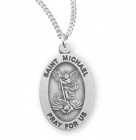 Child Size Oval St. Michael Medal