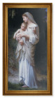Church Size Divine Innocence 22x44 Antiqued Frame Print or Canvas