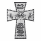 Confirmation Sponsor Antiqued Pewter Wall Cross