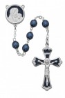 Dark Blue Enamel Rosary
