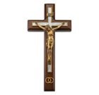 Deluxe Wedding Crucifix with Gold Rings