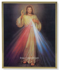 Divine Mercy Gold Frame Plaque - 2 Sizes