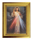 Divine Mercy in Spanish 5x7 Print in Gold-Leaf Frame