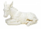White Stable Donkey 13“ H for 27“ Scale Nativity Set