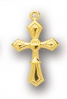 First Communion Cross Pendant with Chalice Medal