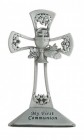 First Communion Pewter Standing Cross