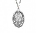 Girl's Youth Oval Miraculous Pendant