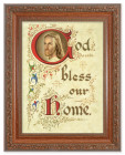 God Bless Our Home 6x8 Print Under Glass