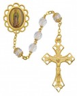 Gold Plated Our Lady of Guadalupe Rosary