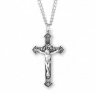 Gothic IHS Men's Crucifix Necklace