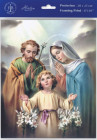 Holy Family with Lilies Print - Sold in 3 per pack
