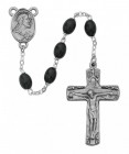 Holy Trinity Black Bead Rosary