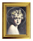 Light of the World by Chambers 5x7 Print in Gold-Leaf Frame