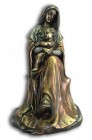 Madonna and Child Statue in Bronzed Resin - 6 inches