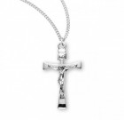 Maltese Crucifix Necklace with High Polish Finish