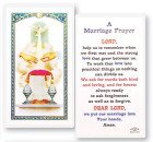 Marriage Prayer Wedding Symbol Laminated Prayer Card