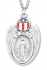 Mary Navy Medal Sterling Silver