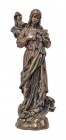 Mary, Undoer of Knots Statue, Bronzed Resin - 8 Inches