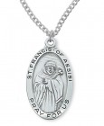 Men's St. Francis of Assisi Medal Sterling Silver