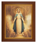 Miraculous Mary by Chambers 8x10 Textured Artboard Dark Walnut Frame