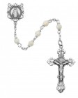 Miraculous Rosary with 5mm Mother Of Pearl Beads