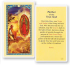 Mother of True God Laminated Prayer Card