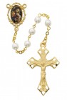 Mother and Child Gold Tone Rosary
