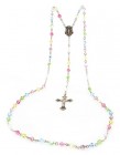 Multicolored Swarovski Rosary Miraculous Center