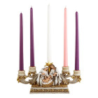 Nativity Advent Candleholder - 5 candles