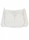 Satin First Communion Purse with Cross