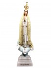 Our Lady of Fatima Hand-painted Statue with Dove 16.5 Inch