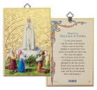 Our Lady of Fatima Prayer 4x6 Mosaic Plaque