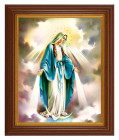 Our Lady of Grace 8x10 Textured Artboard Dark Walnut Frame