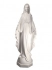 Our Lady of Grace Statue White Marble Composite 45 Inch