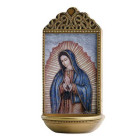 Our Lady of Guadalupe 6“ Holy Water Font