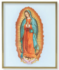 Our Lady of Guadalupe Gold Trim Plaque - 2 Sizes