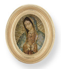 Our Lady of Guadalupe Small 4.5 Inch Oval Framed Print