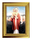 Our Lady of Jerusalem 5x7 Print in Gold-Leaf Frame
