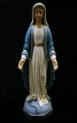 Our Lady of Grace Statue Hand Painted Marble Composite - 32 inch