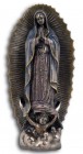 Our Lady of Guadalupe Statue in Bronzed Resin - 9.5 inches