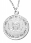 Our Lady of Loretto Medal Sterling Silver