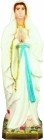 Plastic Our Lady of Lourdes Statue - 24 inch