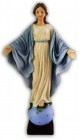 Our Lady of the Smile Statue, Hand Painted - 9 inch