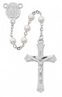 Pearlized Glass Bead Rosary