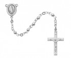 Petite Women's Sterling Silver Rosary