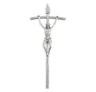 Pewter Wall Papal Crucifix 8 Inches