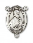St. Thomas the Apostle Rosary Centerpiece Sterling Silver or Pewter