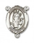 St. Hubert of Liege Rosary Centerpiece Sterling Silver or Pewter