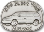 God Bless This Mini-Van Visor Clip