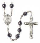 Men's St. Gerald Silver Plated Rosary